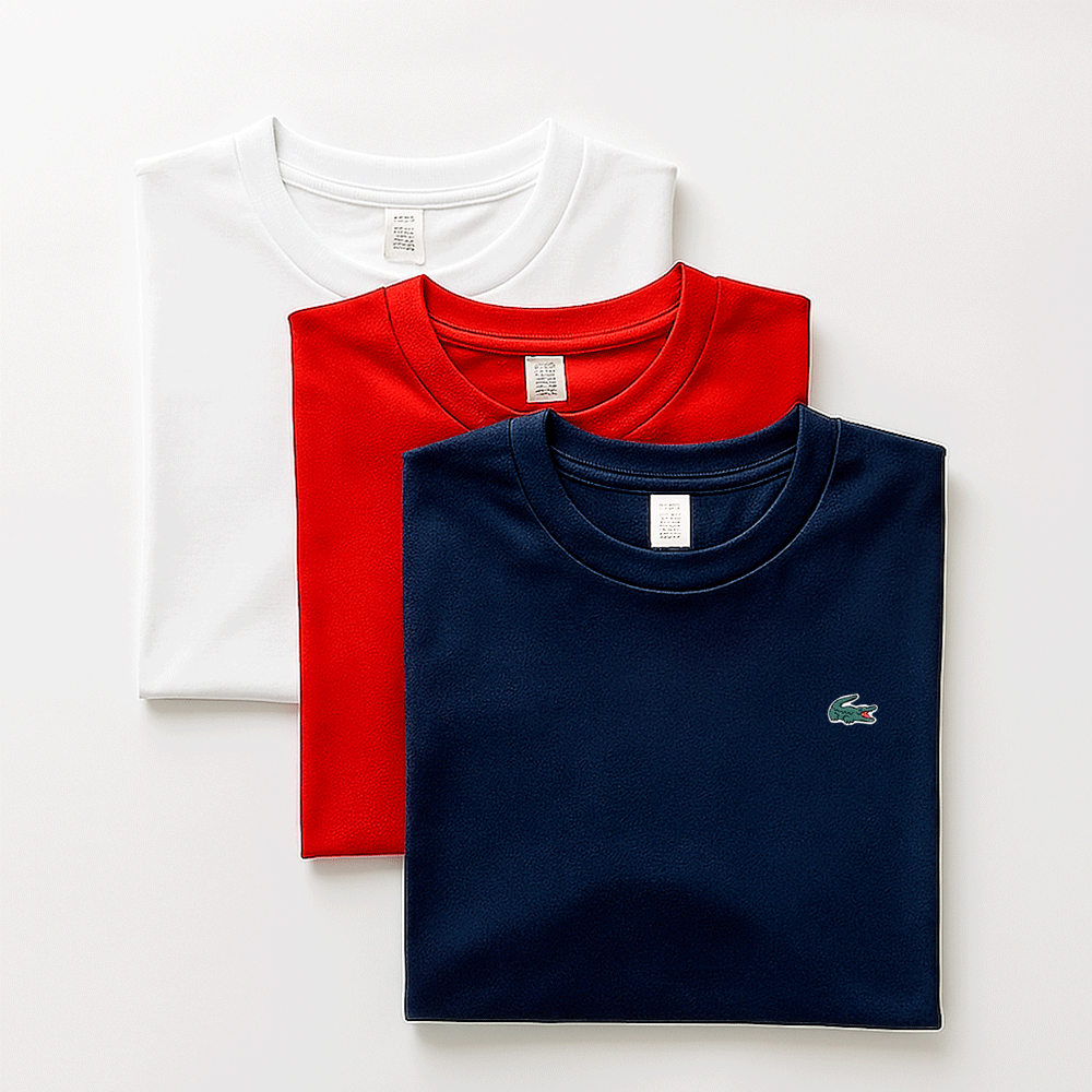 [ACHETEZ 1, RECEVEZ 3] Kit de T-Shirts Premium – LCT Essentiel (lot de 3)